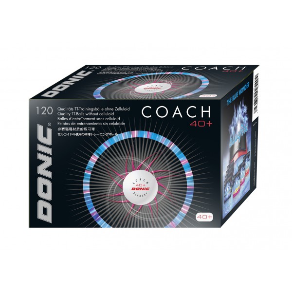 Donic míčky COACH 40+ 120 ks Donic míčky COACH 40+ 120 ks